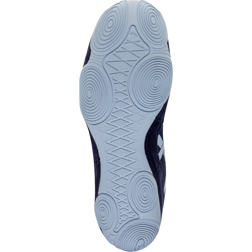 ASICS Snapdown 4 Kids Wrestling Shoes in Dark Blue and Grey sole view