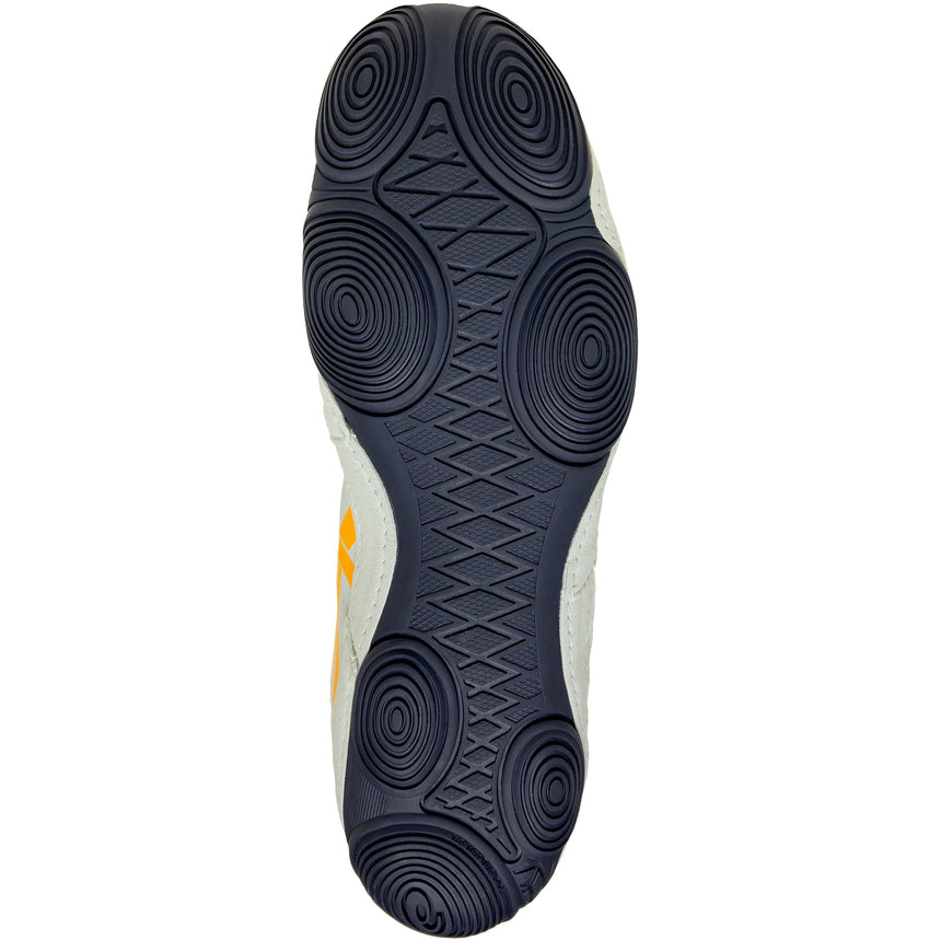 ASICS Snapdown 4 Wrestling Shoes in Grey and Orange sole view