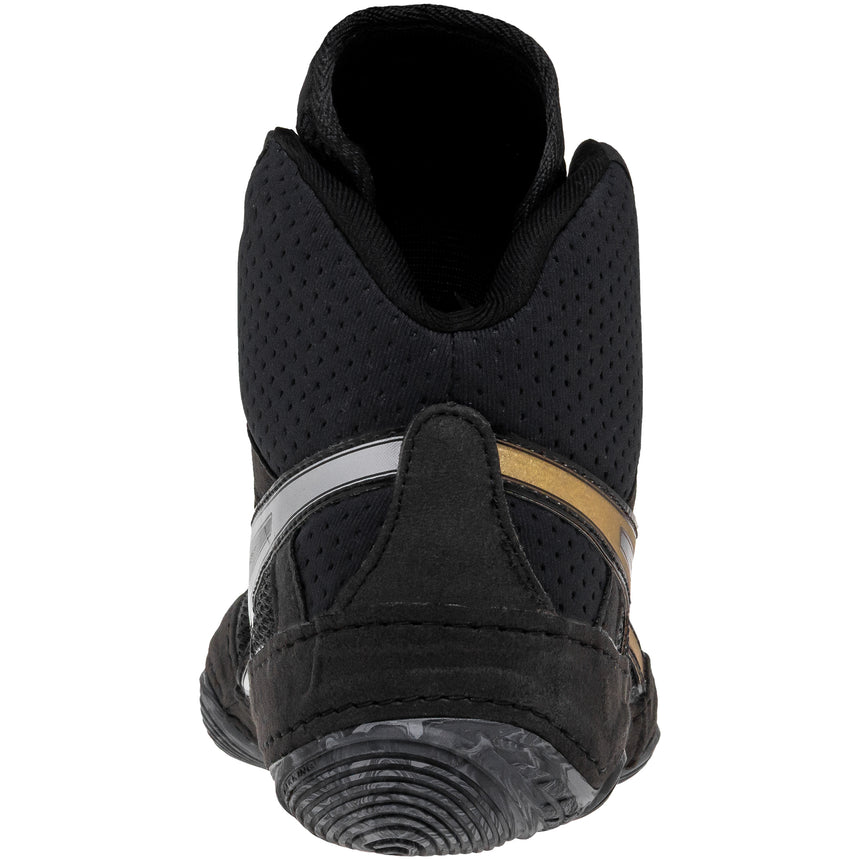 ASICS Women’s MatBlazer Wrestling Shoes in Black and Gold back view