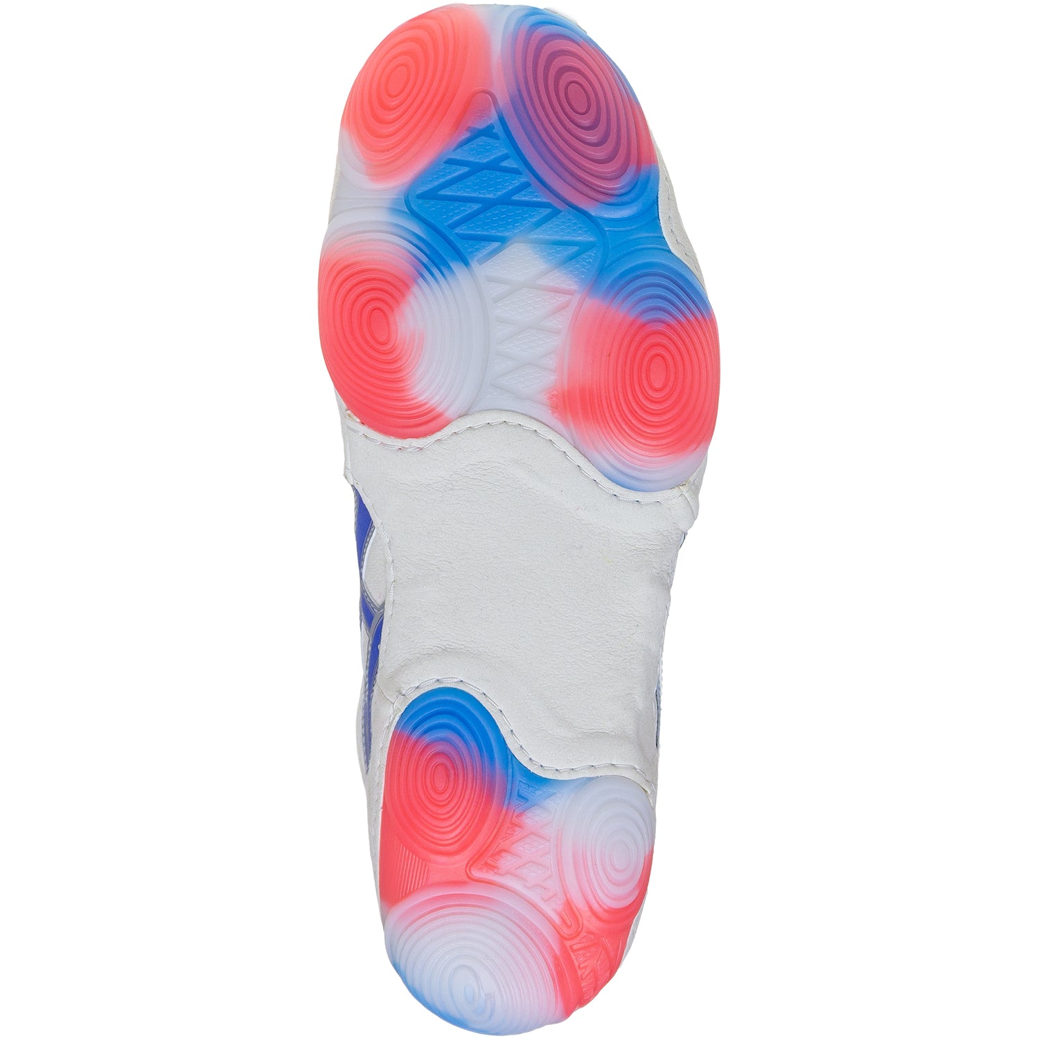 ASICS Women’s MatBlazer Wrestling Shoes in White and Silver sole view