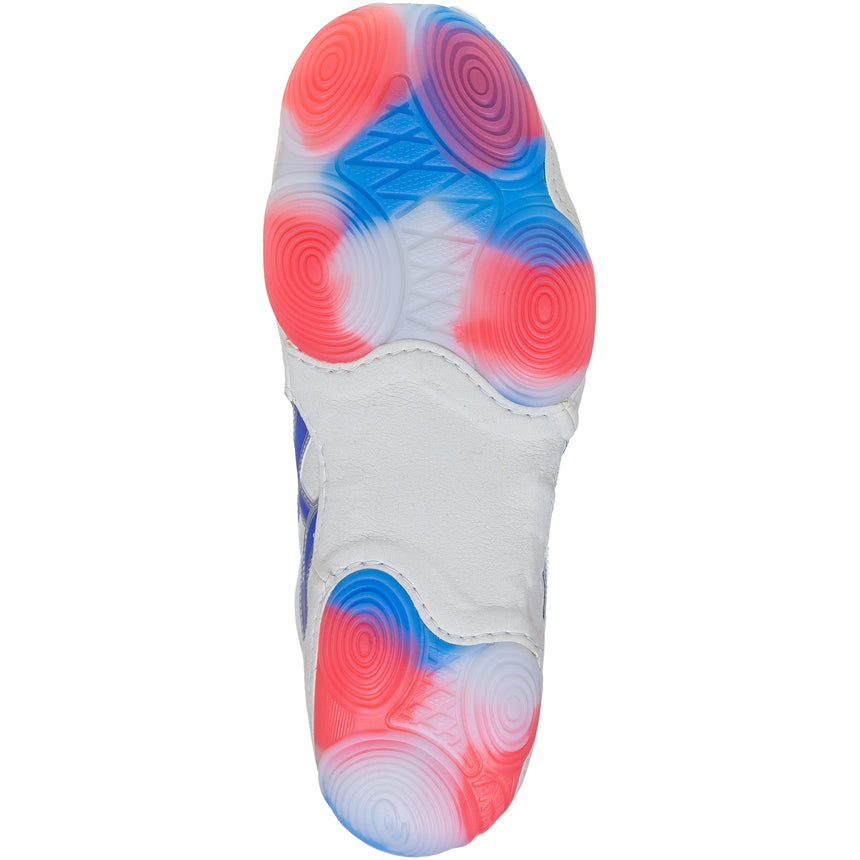 ASICS Women’s MatBlazer Wrestling Shoes in White and Silver sole view