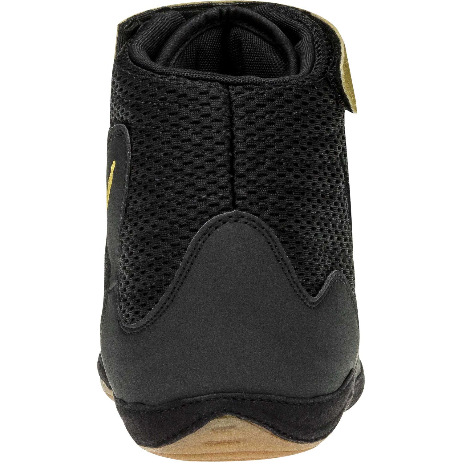 Nike Inflict 3 Wrestling Shoes in Black and Gold back view