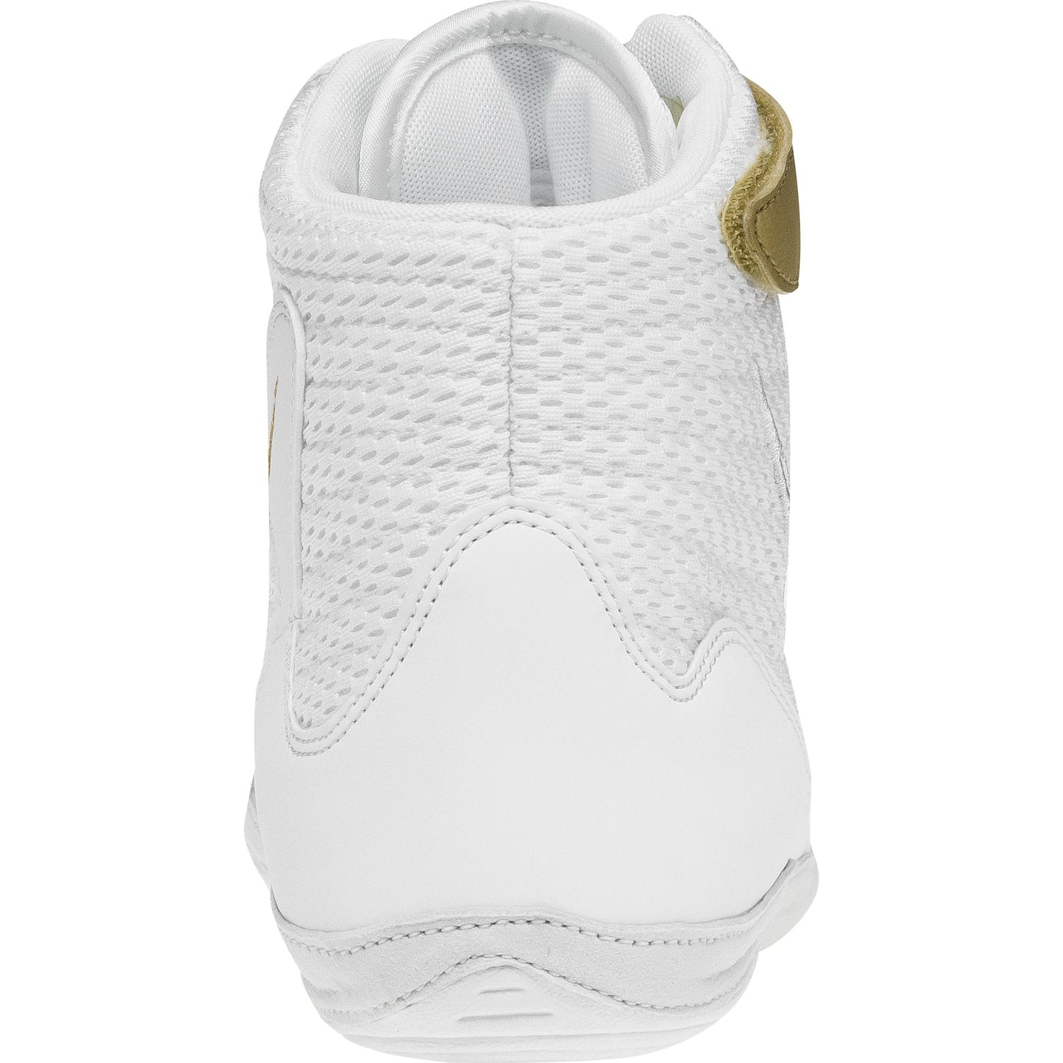 Nike Inflict 3 Wrestling Shoes in White and Gold back view