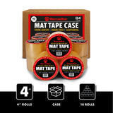 WrestlingMart 4 Inch Mat Tape (1 Case/18 Rolls)