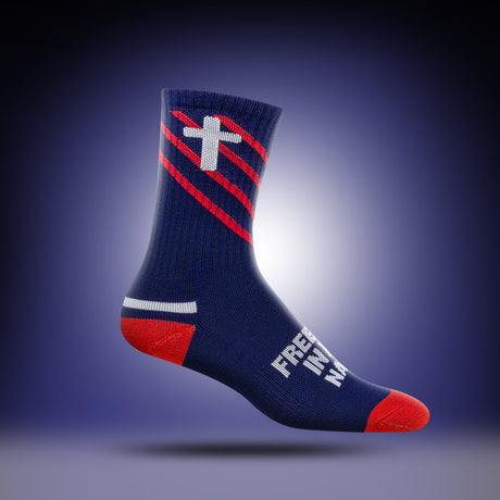 MORE THAN A CONQUEROR-Red-White-Blue