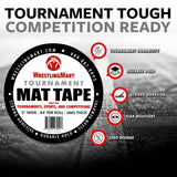 WrestlingMart 3 Inch Tournament Mat Tape Roll