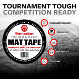 WrestlingMart 3 Inch Tournament Mat Tape Case (1 Case/24 rolls)
