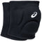 ASICS Gel Low Profile Wrestling Knee Pads in black at a three quarter angle