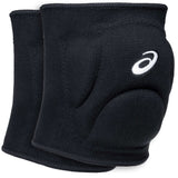 ASICS Gel Low Profile Wrestling Knee Pads in black at a three quarter angle