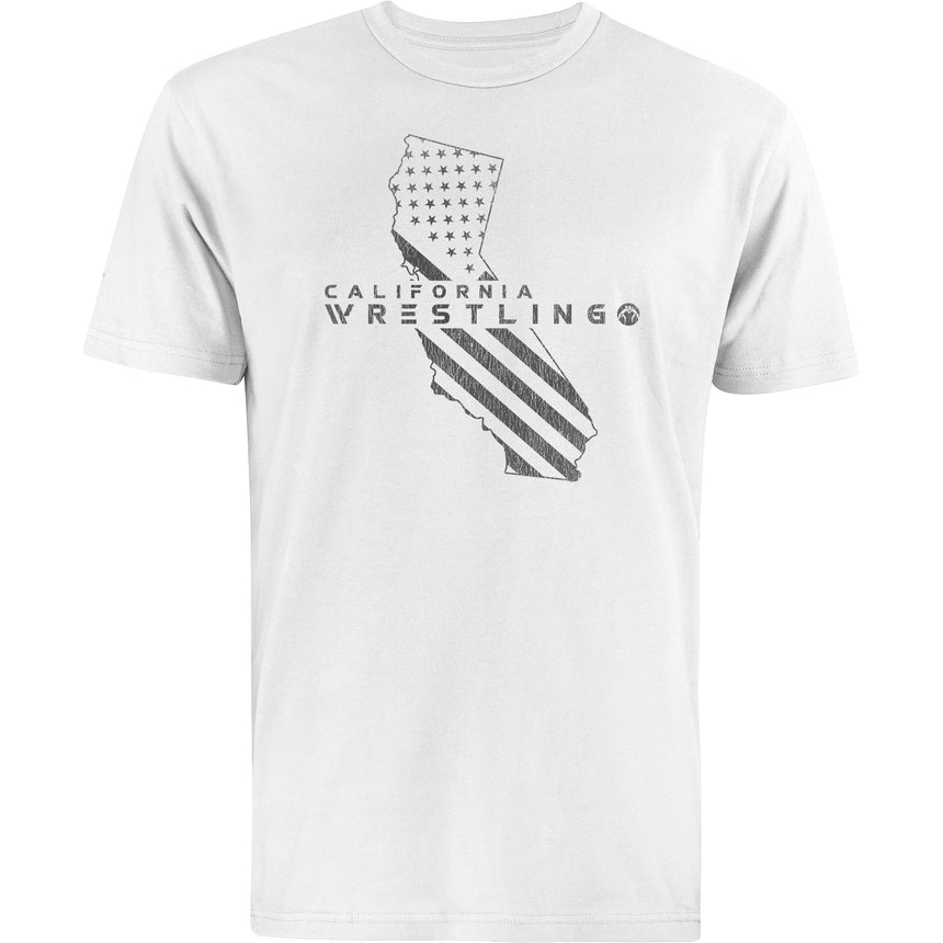 WrestlingMart California State Line Tee