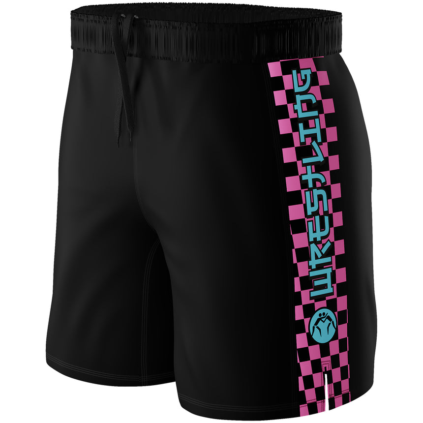 WrestlingMart Checkers Performance Wrestling Shorts