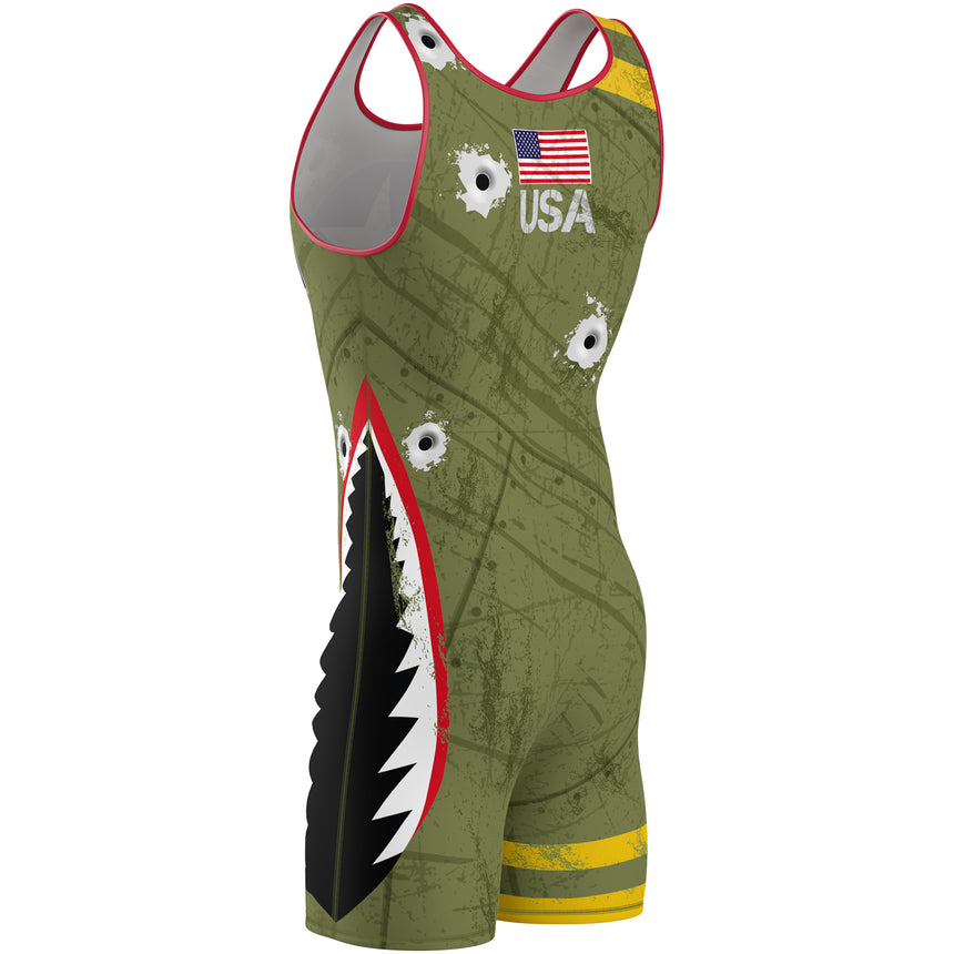 WrestlingMart Youth DOG FIGHT Wrestling Singlet