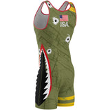 WrestlingMart Dog Fight Singlet