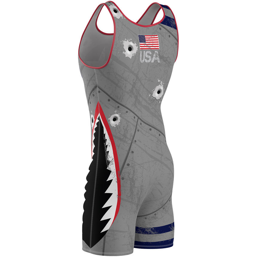 WrestlingMart Youth DOG FIGHT Wrestling Singlet