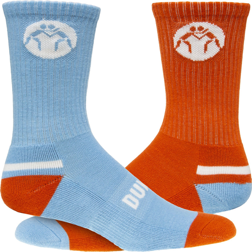 WrestlingMart Sock Color + White