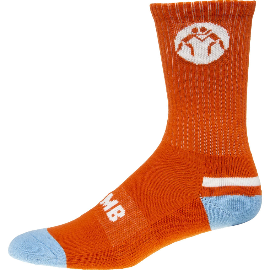 WrestlingMart Sock Color + White