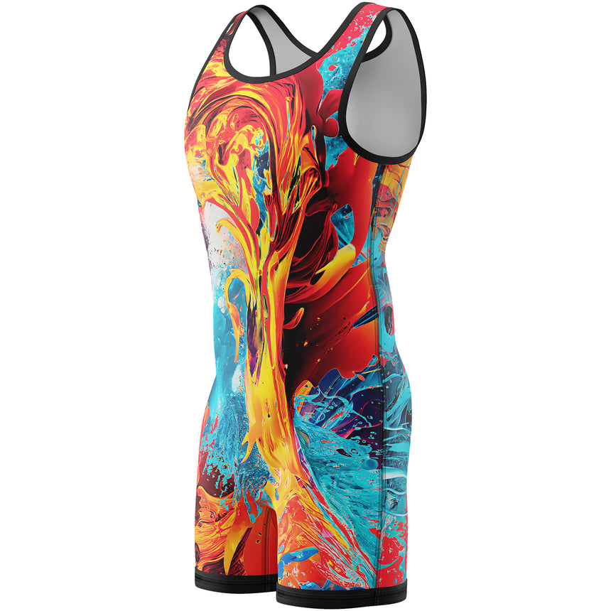 WrestlingMart Fire and Ice Singlet