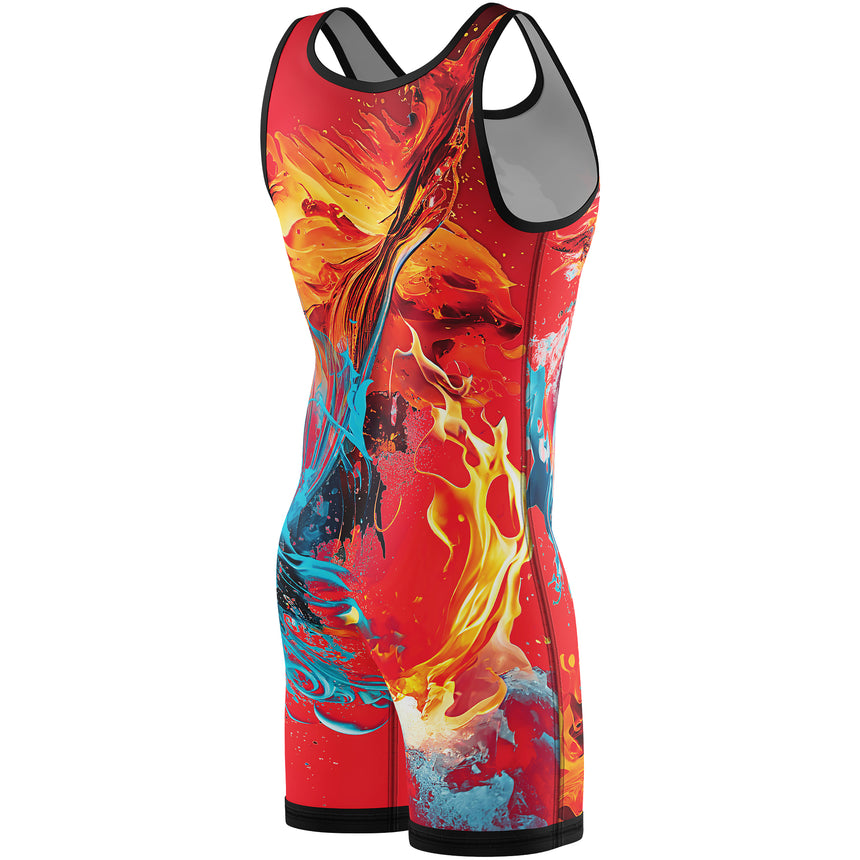 WrestlingMart Fire and Ice Singlet