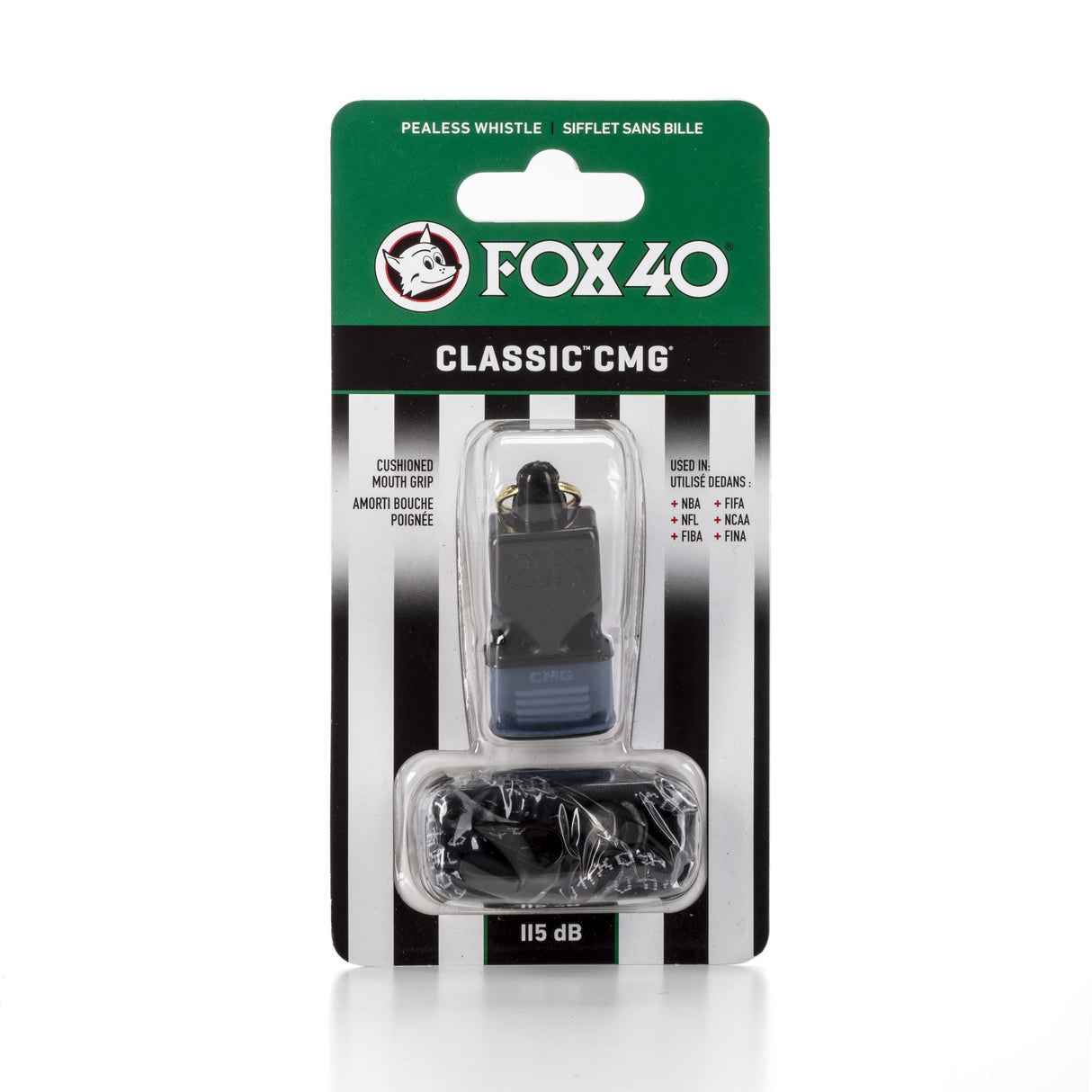 Fox 40 Custioned Mouth Grip Safety Whistle(with BA lanyard