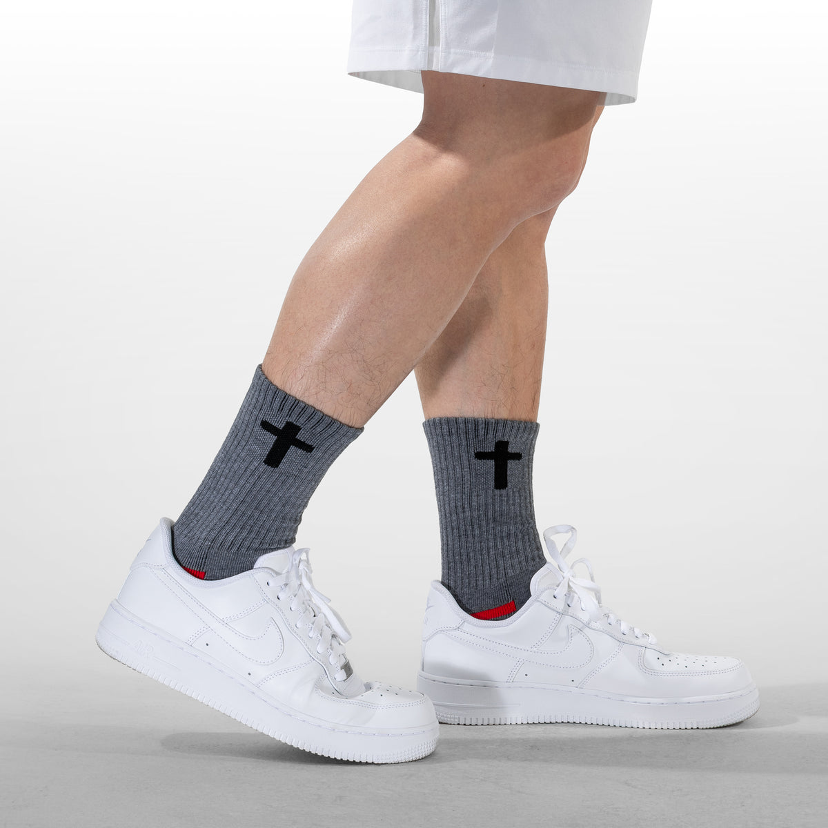 JESUS IS KING-Grey-Black