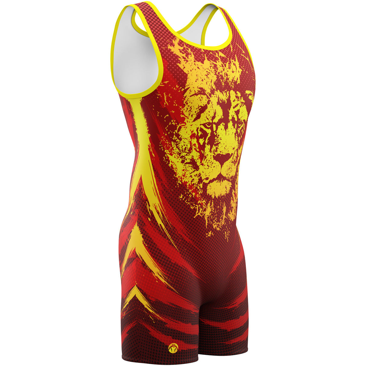 WrestlingMart Youth LION HEART Singlet