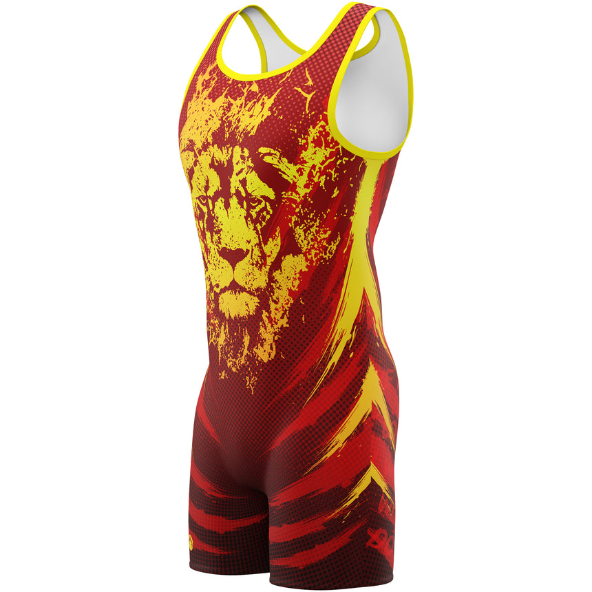 WrestlingMart LION HEART Singlet