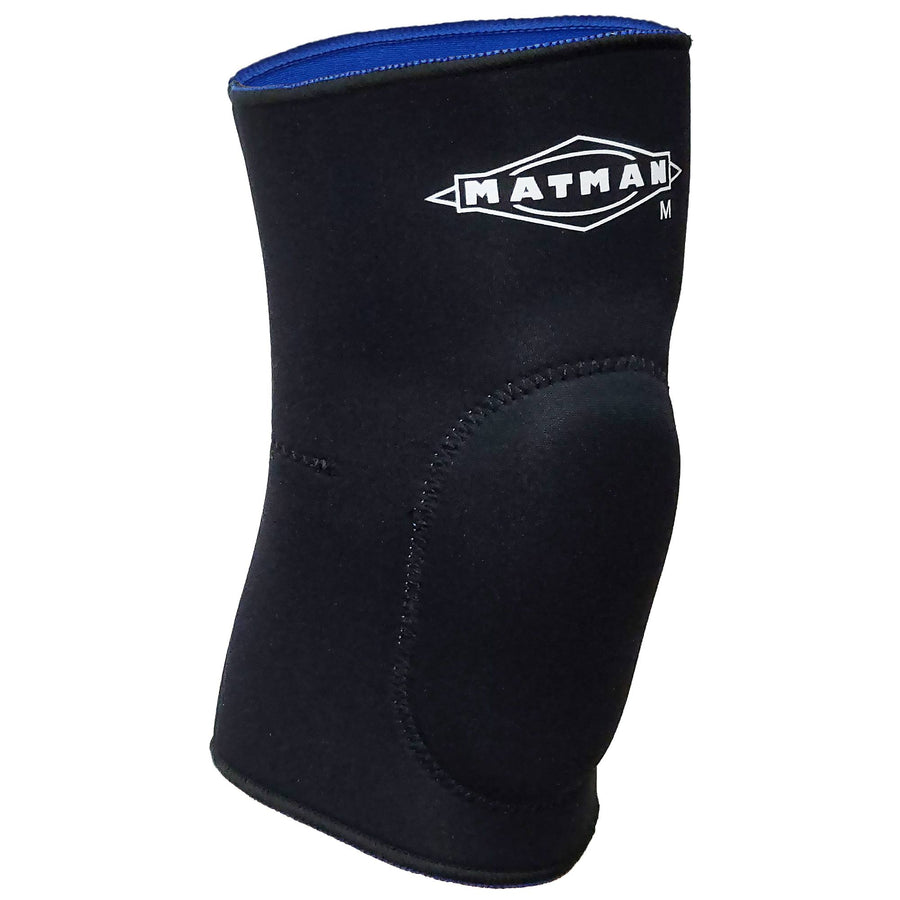 Matman Wrestling Knee Sleeve – Adult Standard Neoprene, Black, Padded Foam For Men, All Positions