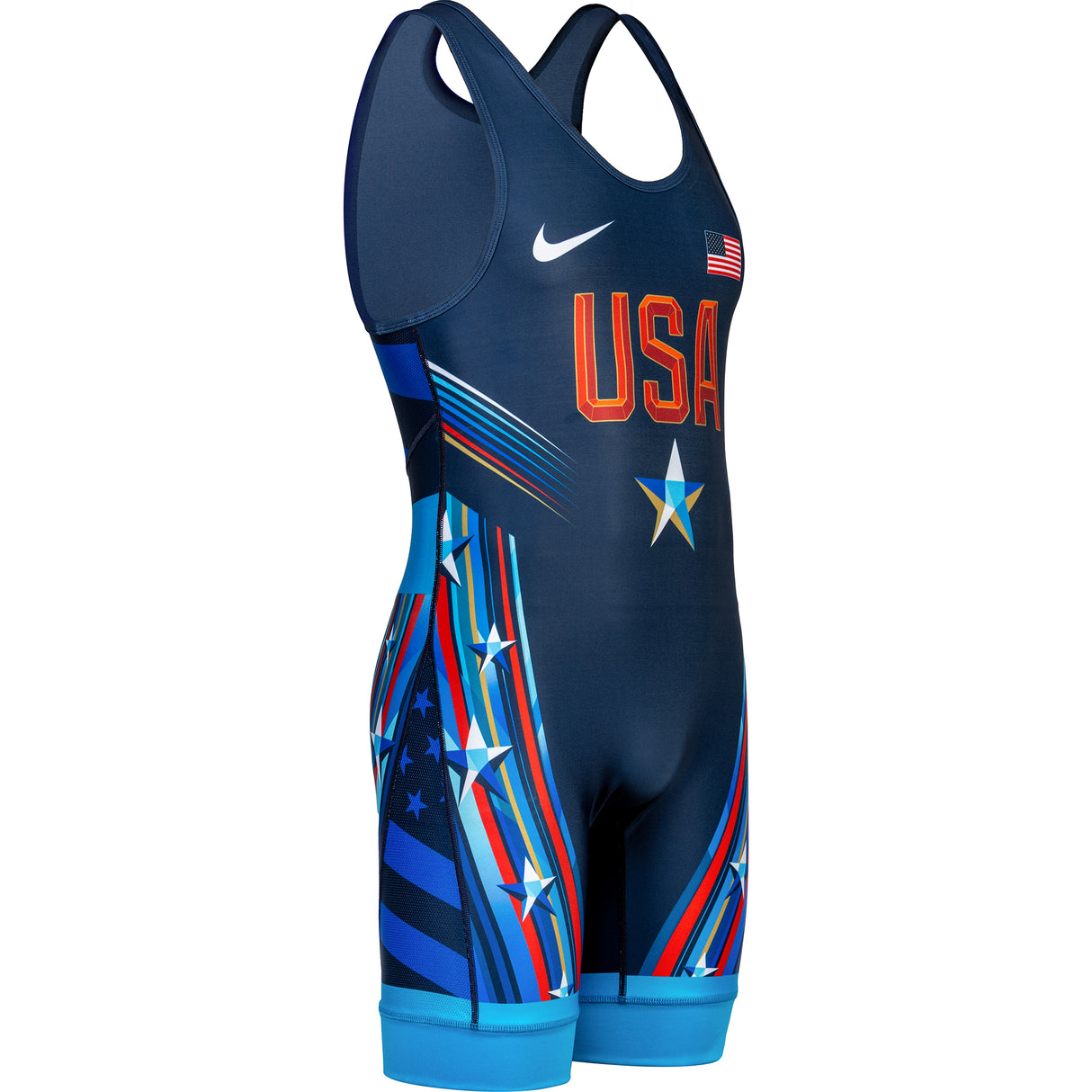 Nike Men's USA Wrestling Prism Singlet