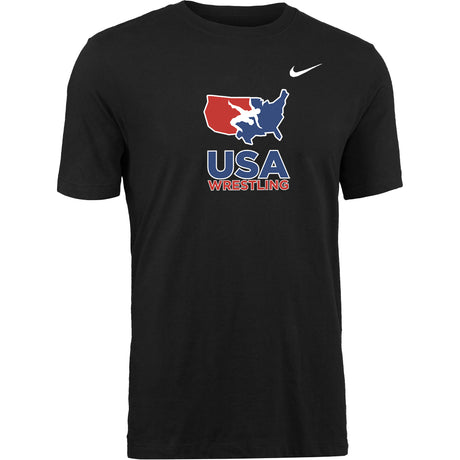 Nike Men's USA Wrestling Dri-Fit Cotton Tee