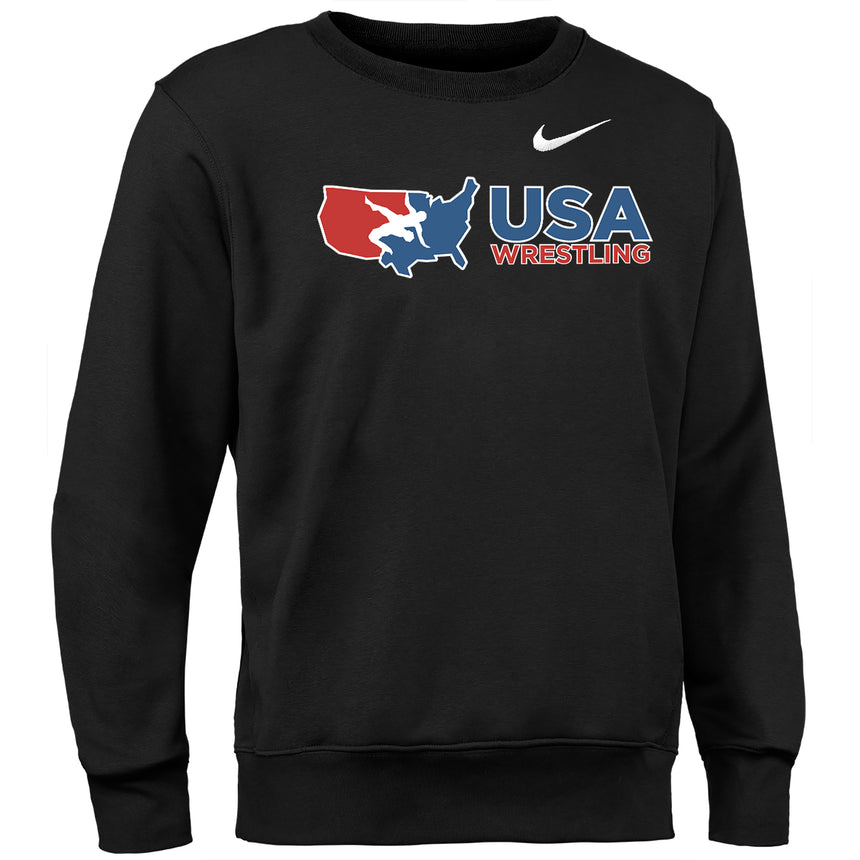Nike Men's USA Wrestling Fleece Split Sweatshirt