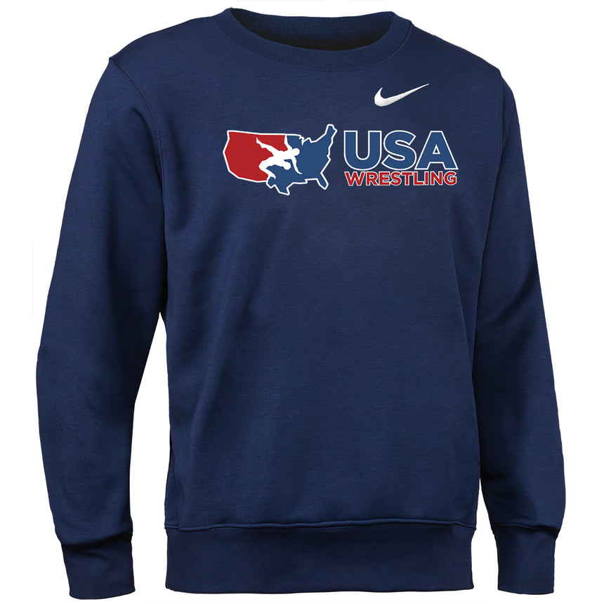Nike Men's USA Wrestling Fleece Split Sweatshirt