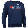 Nike Men's USA Wrestling Fleece Split Sweatshirt
