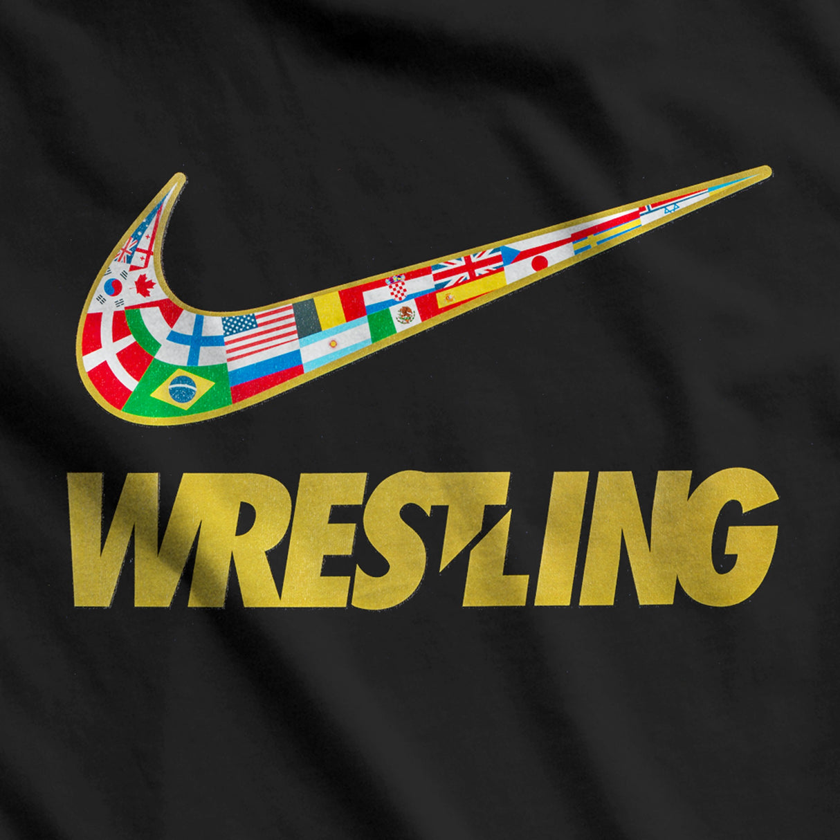 Nike Mens Wrestling Cotton Training Short Sleeve Tee