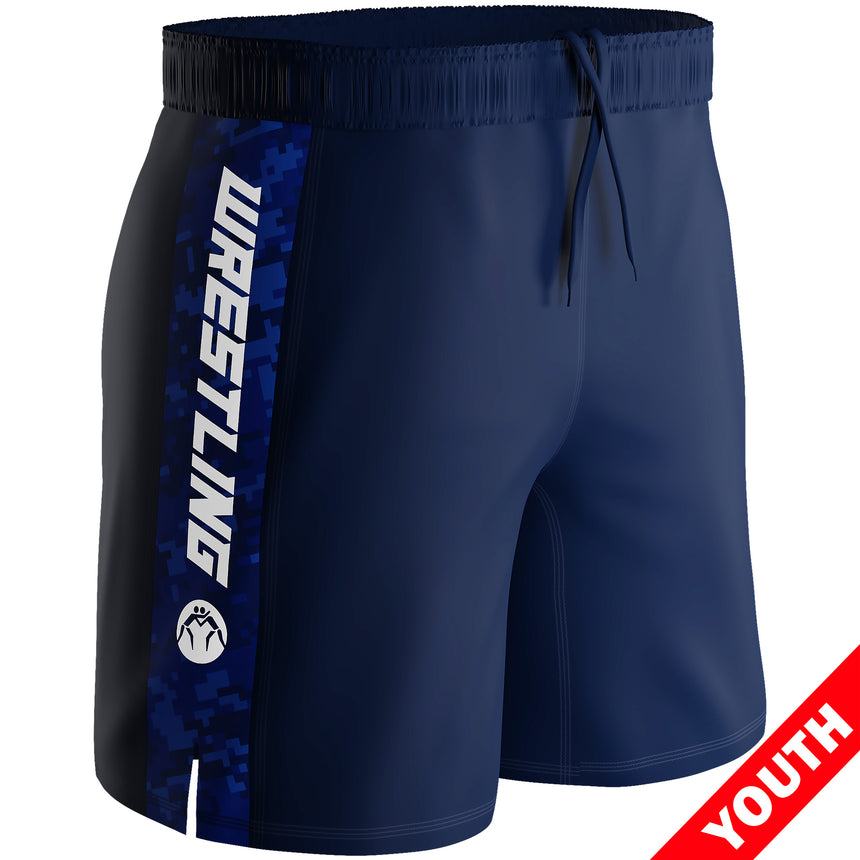 WrestlingMart Youth SPRAWL Performance Wrestling Shorts