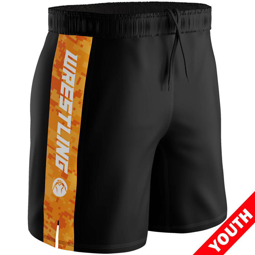WrestlingMart Youth SPRAWL Performance Wrestling Shorts