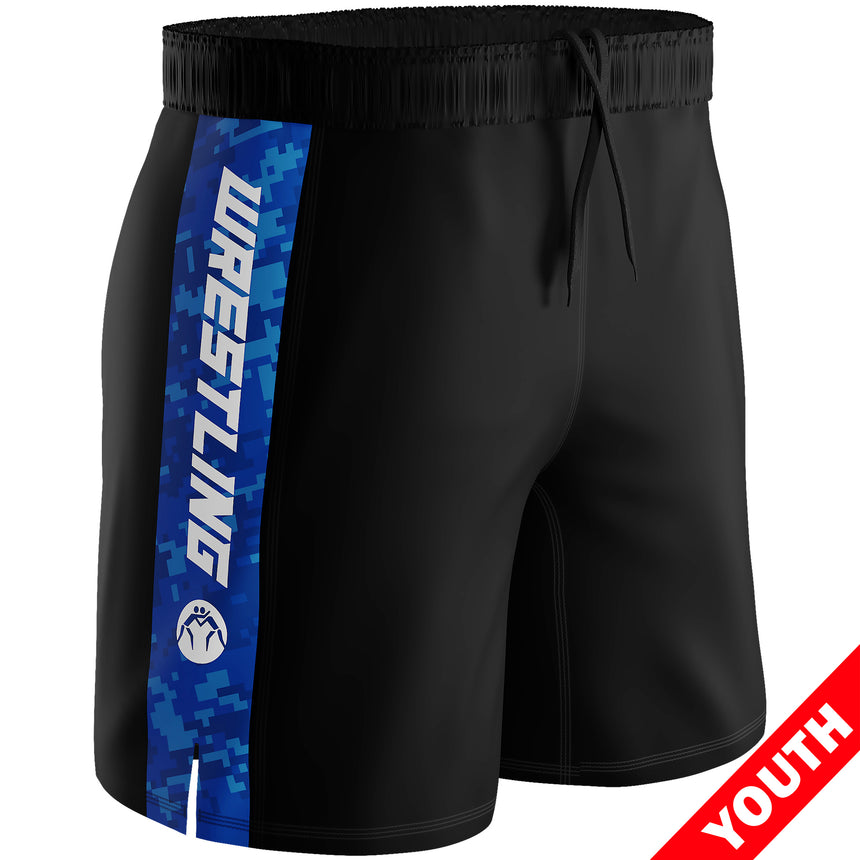 WrestlingMart Youth SPRAWL Performance Wrestling Shorts
