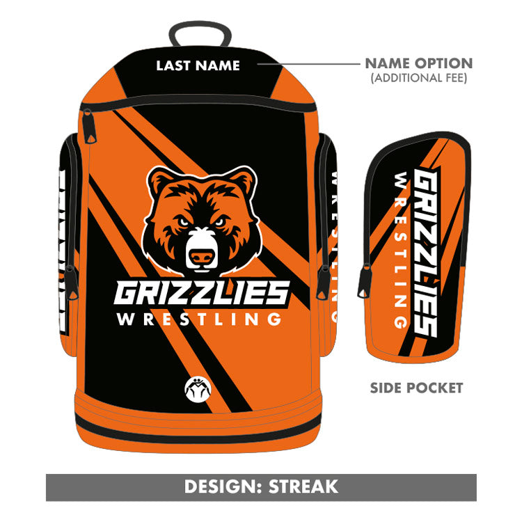 WrestlingMart Custom Team Back Pack (Overtime)
