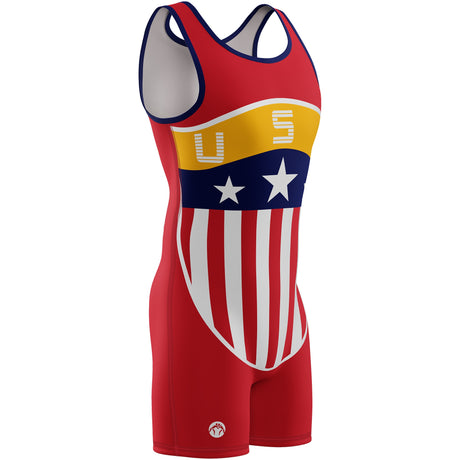 WrestingMart USA Shield Singlet