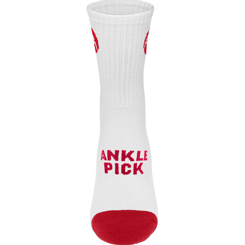 WrestlingMart Sock White