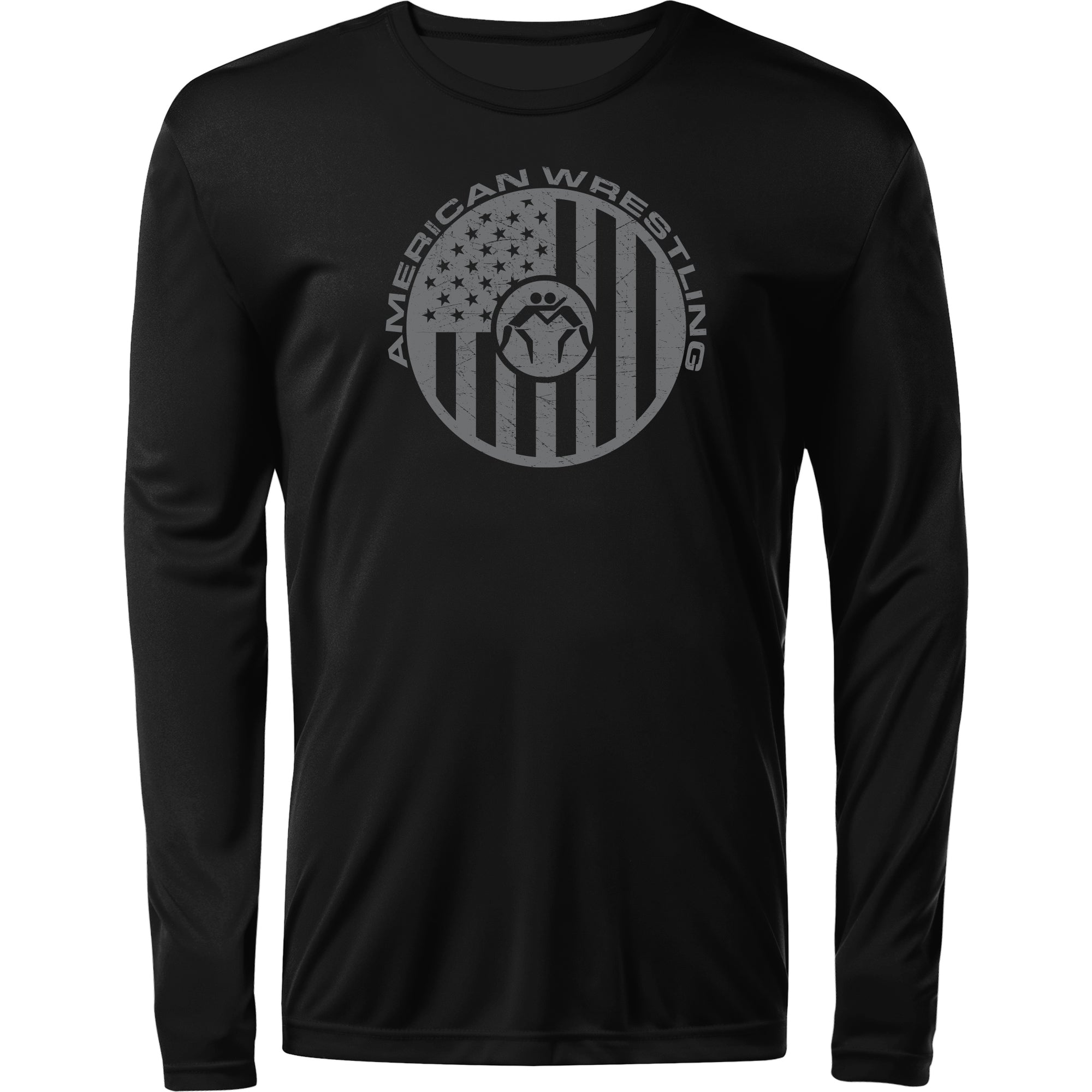 WrestlingMart American Mat Long Sleeve Tee