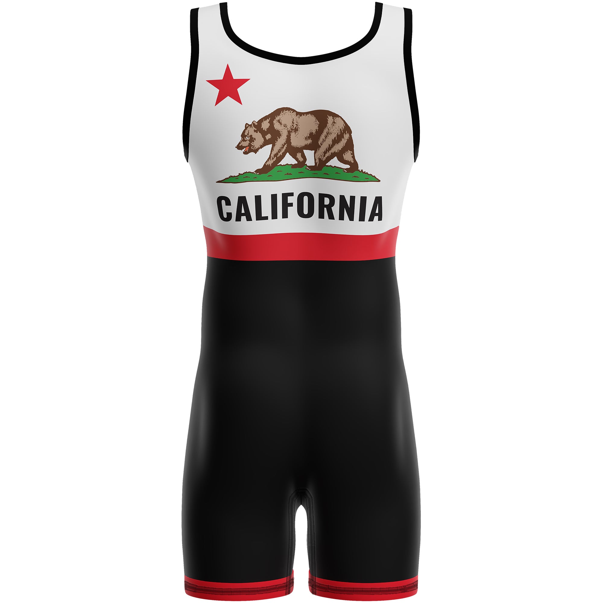 WrestlingMart Youth California Bear Singlet