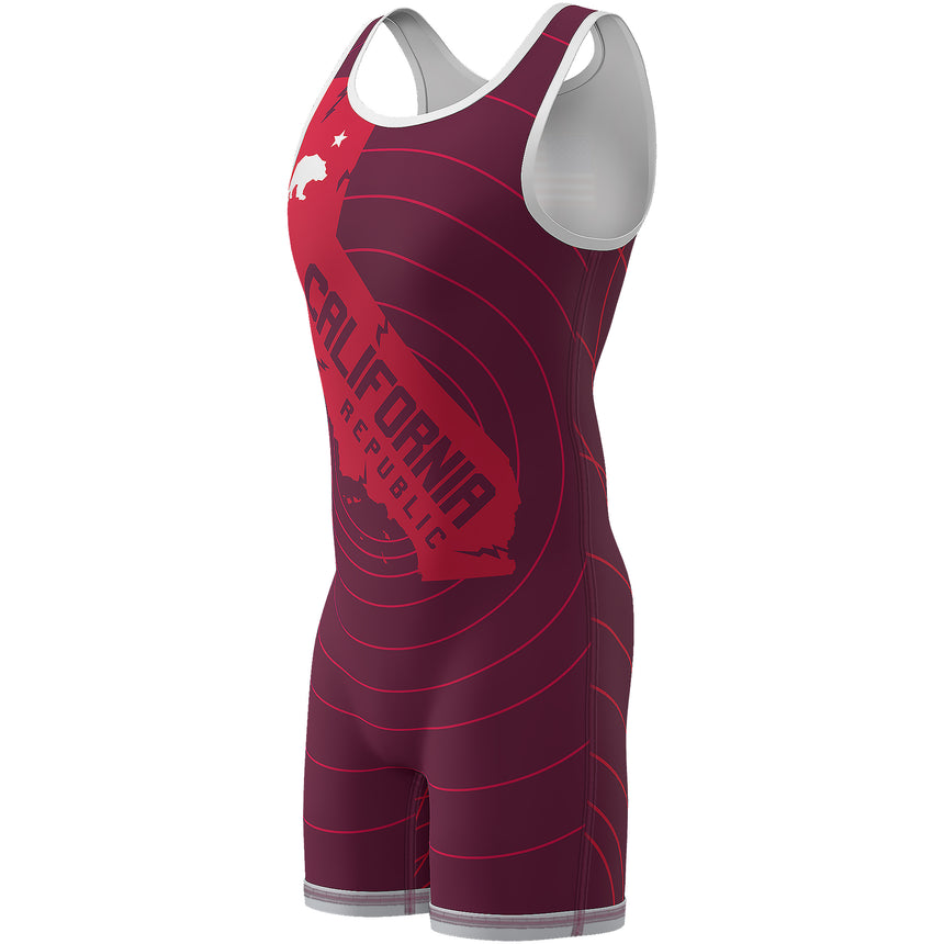 WrestlingMart California Quake Singlet