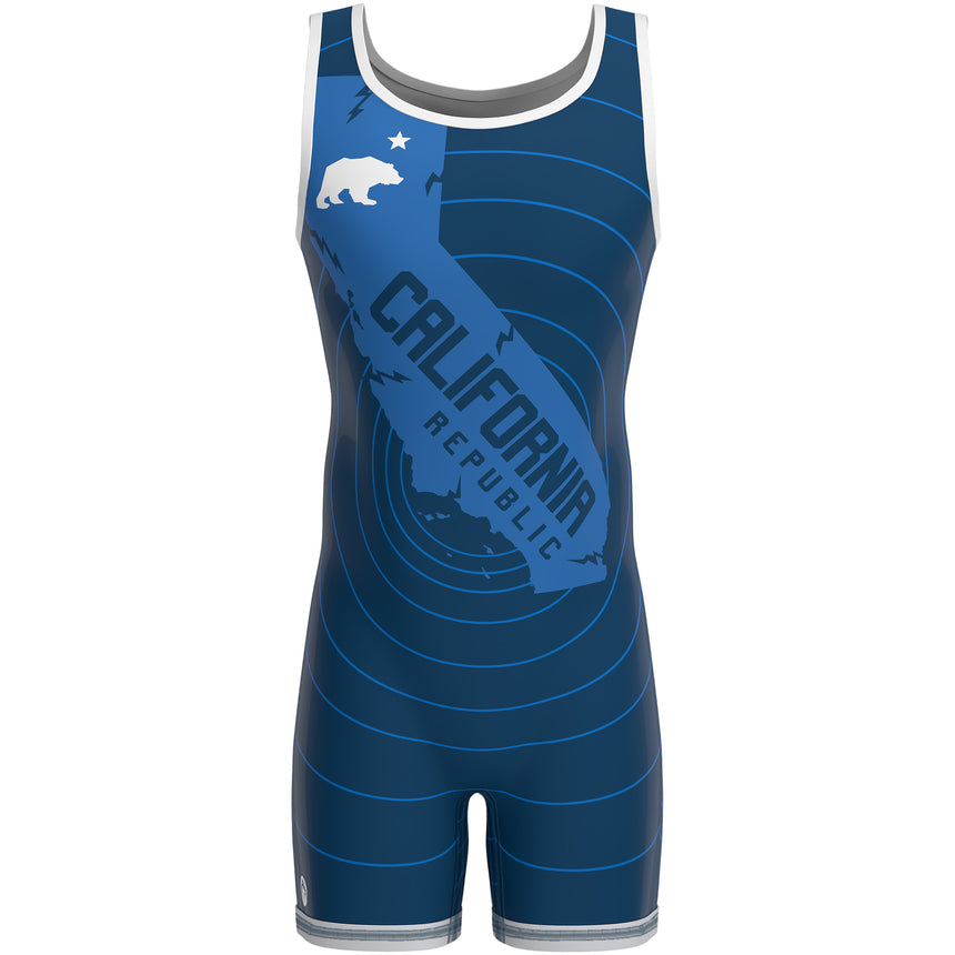 WrestlingMart California Quake Singlet