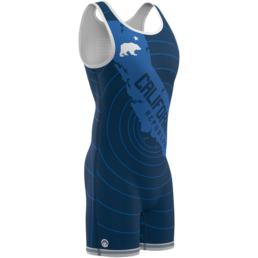 WrestlingMart California Quake Singlet