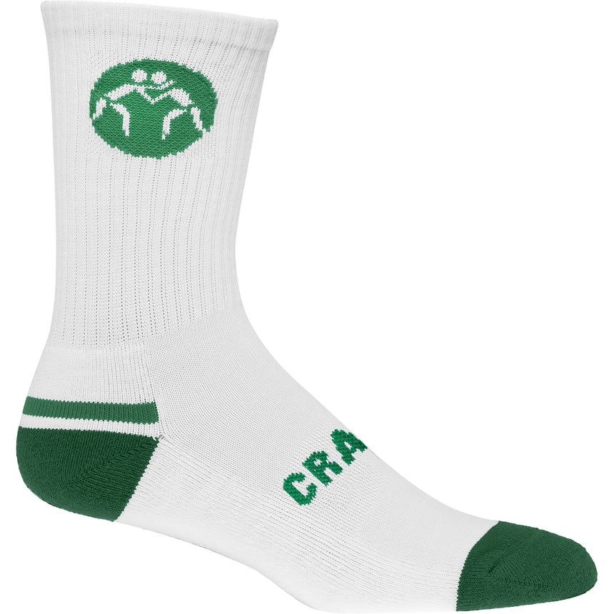 WrestlingMart Sock White