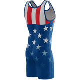 WrestlingMart Patriot Singlet