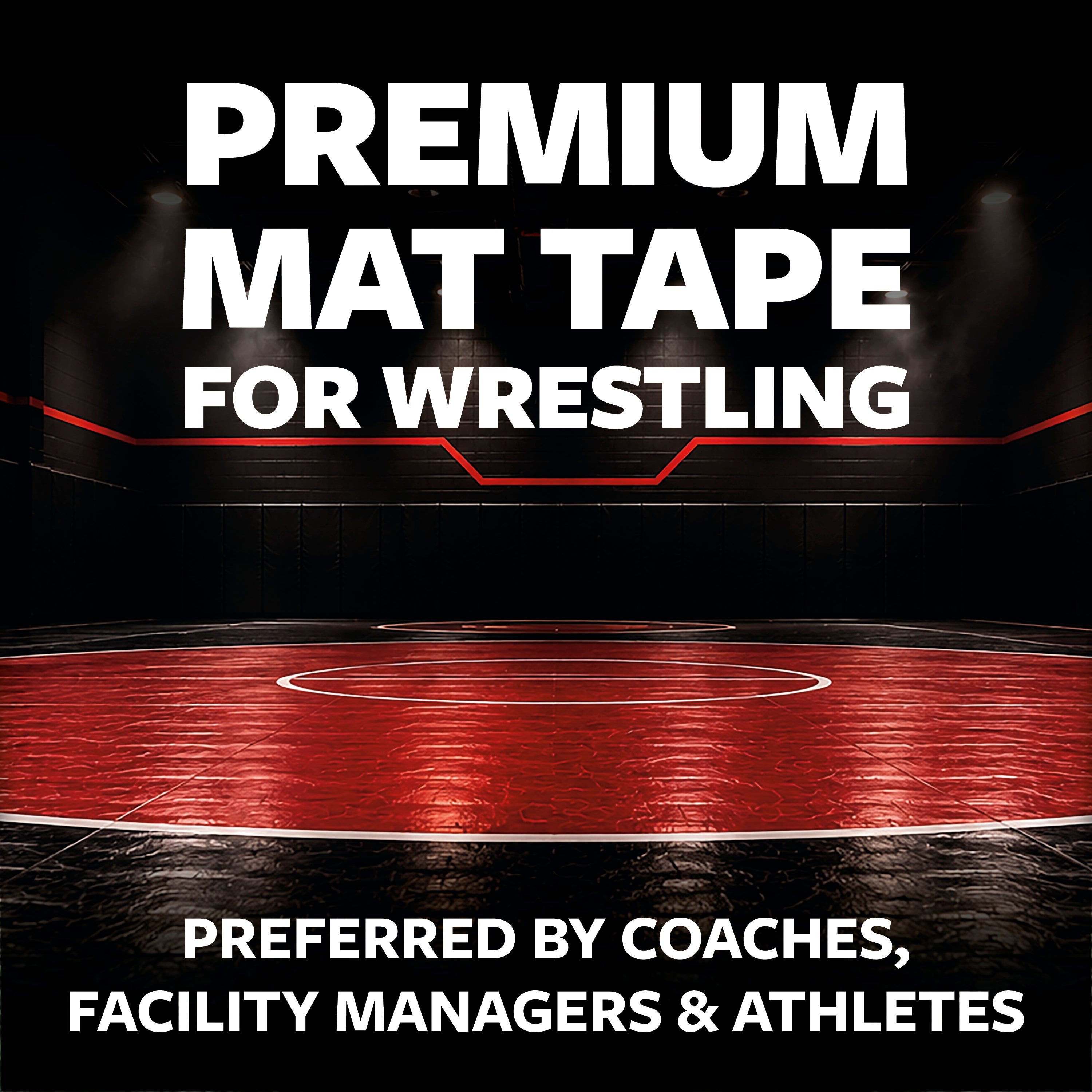 WrestlingMart 4 Inch Tournament Mat Tape Case (1 Case/18 rolls)