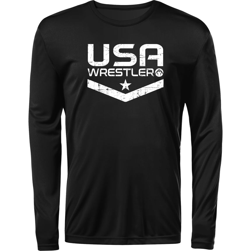 WrestlingMart USA Star Long Sleeve Tee