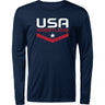 WrestlingMart USA Star Long Sleeve Tee