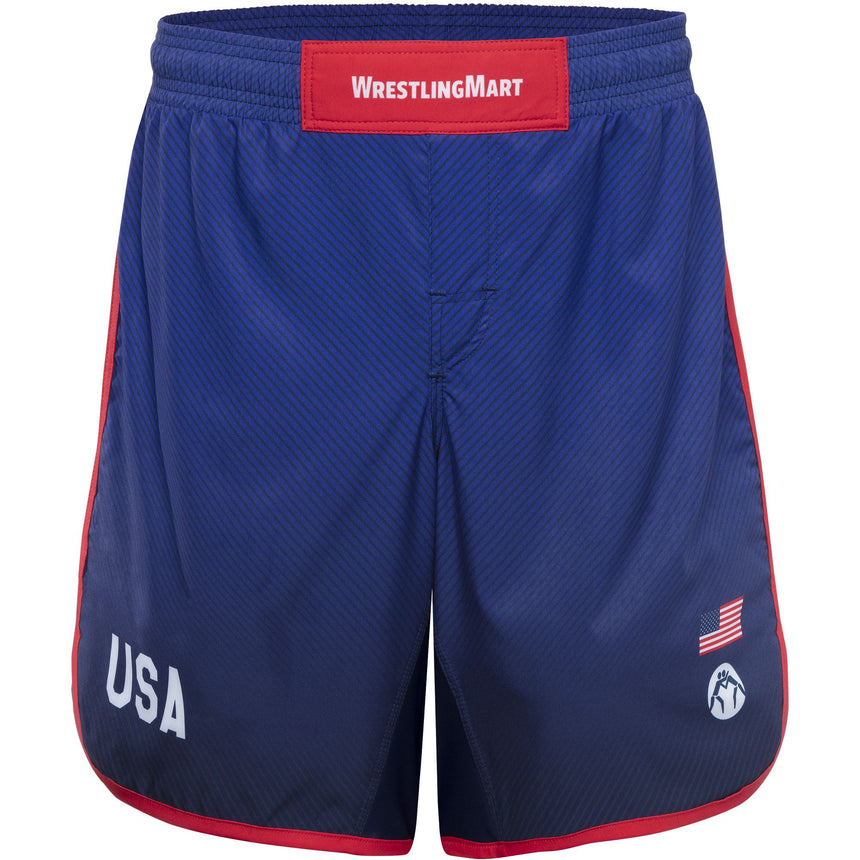 WrestlingMart USA Fade 2 Fight Shorts